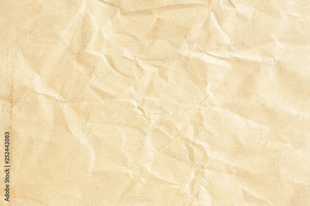 Old brown crumpled paper background texture Old brown crumpled paper background texture