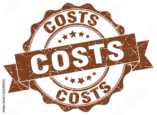 costs stamp. sign. seal