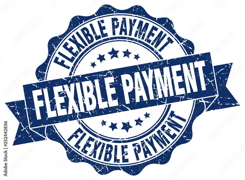 Fototapeta premium flexible payment stamp. sign. seal
