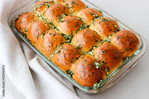 dumplings with garlic sauce