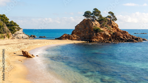 Canvastavla Cap Roig, a Prominent Sea Stack in Costa Brava, Catalonia