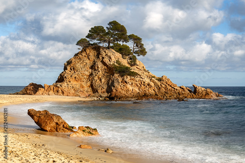 Cap Roig, a Prominent Sea Stack in Costa Brava, Catalonia photo