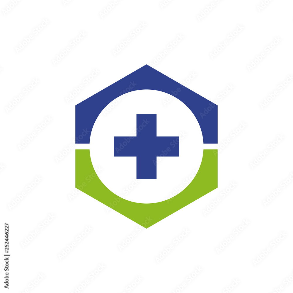 Medical and health care logo design vector template Medical and health care logo design vector template
