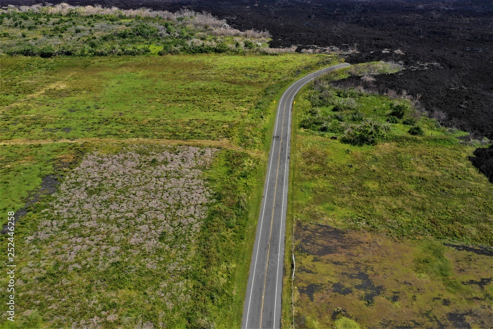 Hawaii mit Drohne - Big Island Lava