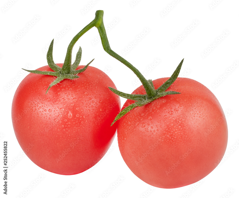 Tomato isolated on white. With clipping path Tomato isolated on white. With clipping path