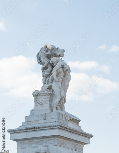 Rome statue over sky