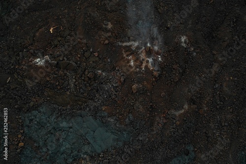 Hawaii - Big Island and Lava from above