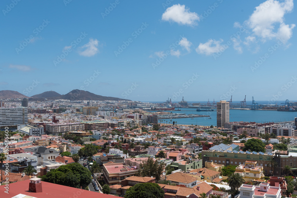 Panoramic view of Las Palmas de Gran Canaria