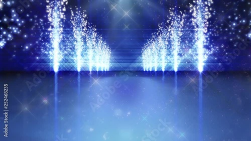 星の噴水ステージ