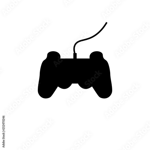 Joystick sign - silhouette