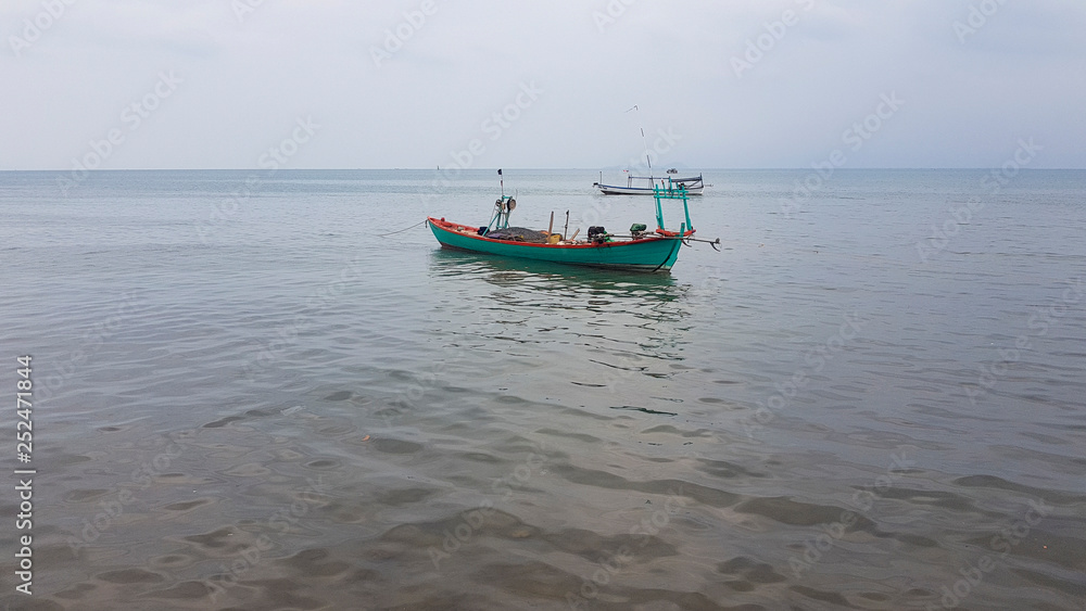Fishing boats Kep Cambodia