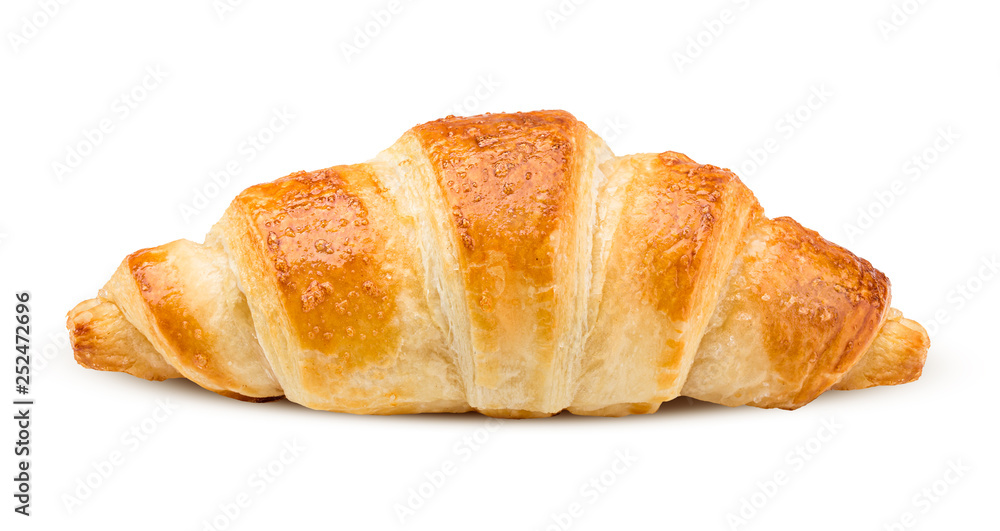 croissant, isolated on white background, clipping path, full depth of field croissant, isolated on white background, clipping path, full depth of field