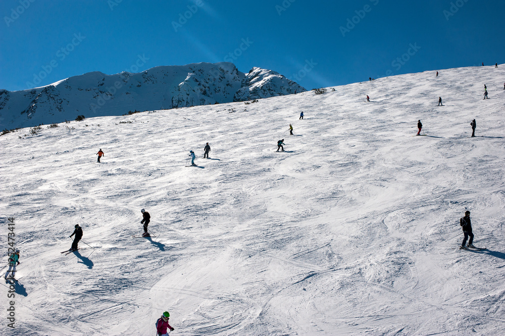 Ski resort slope