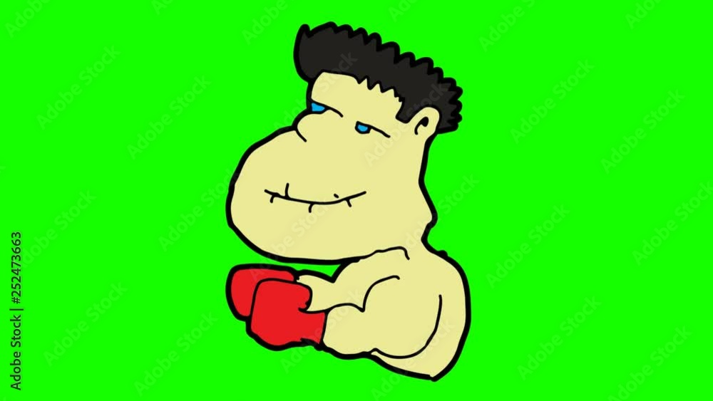 kids drawing green screen with theme of boxer kids drawing green screen with theme of boxer