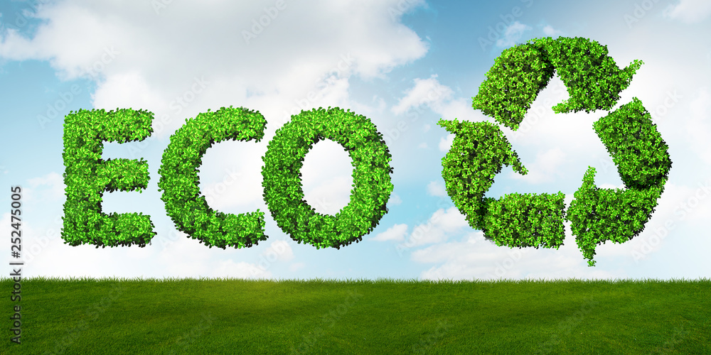 Concept of recycling - 3d rendering Concept of recycling - 3d rendering