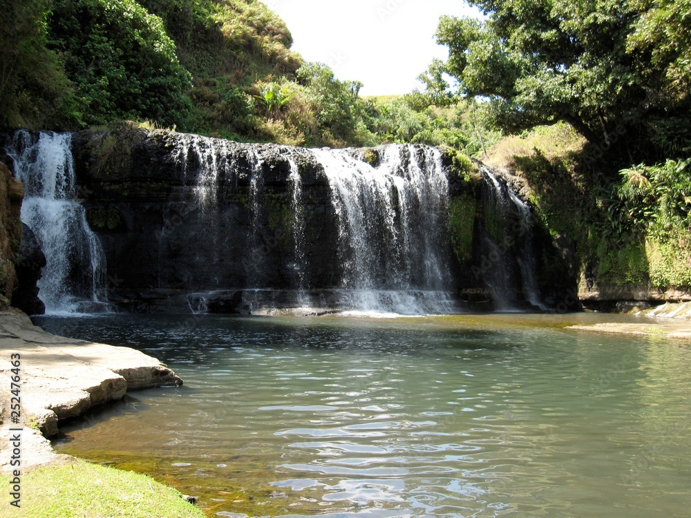 Fototapeta premium 30-foot Talafofo Falls in the southern part of Guam, United States