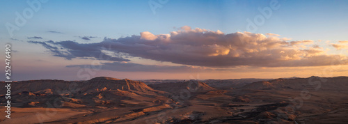 The Landscape in Ramon Crater, Israel