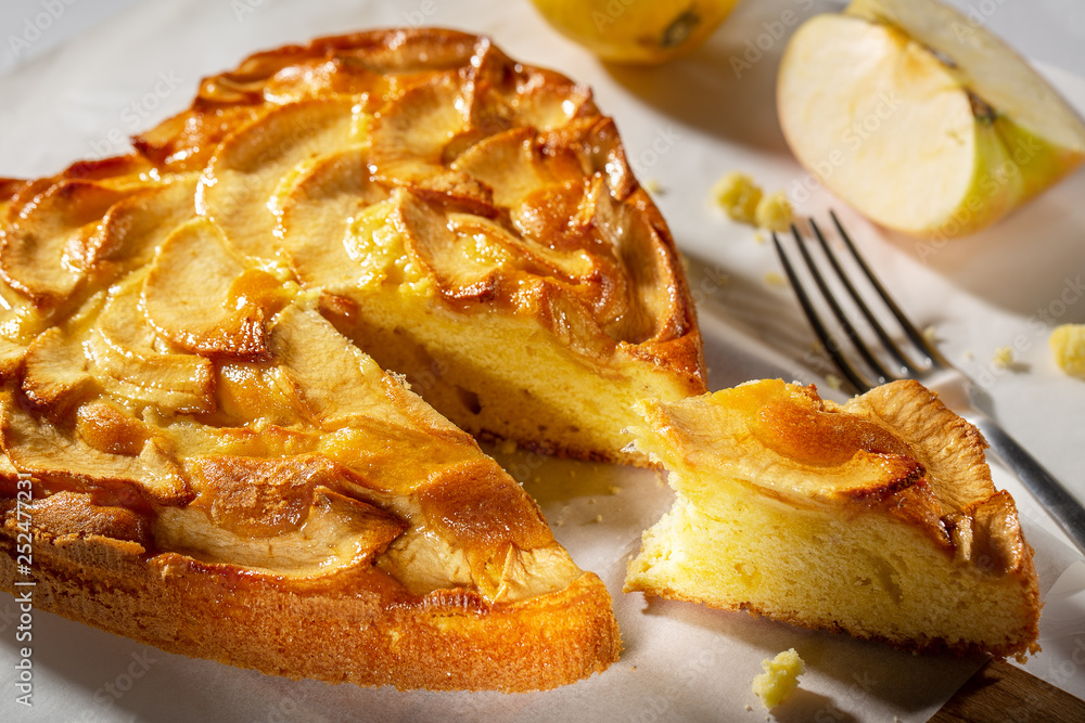 Tasty Delicious Homemade fresh baked Apple pie