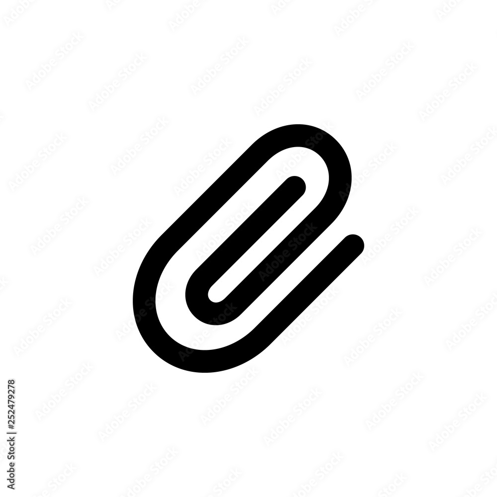 clip, staple icon. Signs and symbols can be used for web, logo, mobile app, UI, UX clip, staple icon. Signs and symbols can be used for web, logo, mobile app, UI, UX