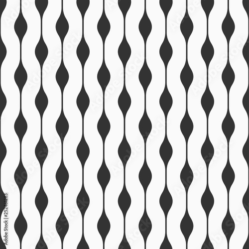 Abstract seamless pattern with wavy stripes.