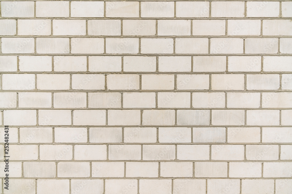 White brick wall White brick wall
