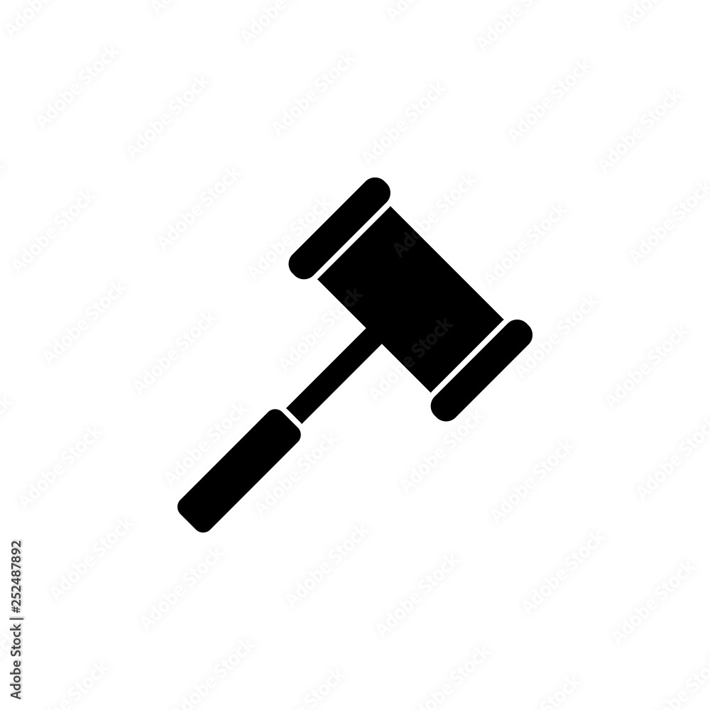 legal hammer icon. Signs and symbols can be used for web, logo, mobile app, UI, UX legal hammer icon. Signs and symbols can be used for web, logo, mobile app, UI, UX