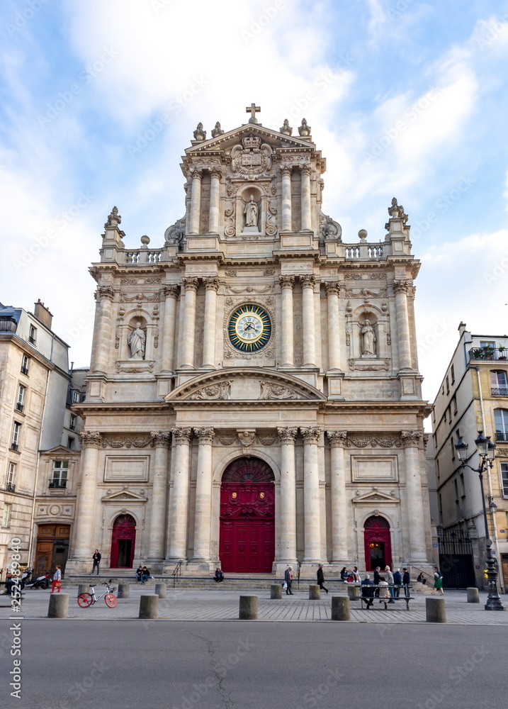 Fototapeta Saint-Paul-Saint-Louis church in Paris, France