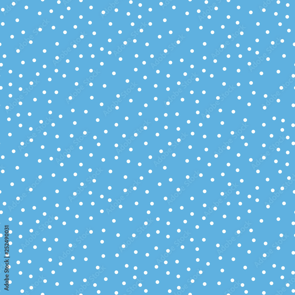 Polka dot background. Abstract round seamless pattern. Vector illustration.