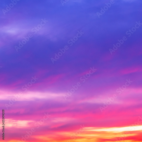 fantastic multicolour sunset skyline © jan_S