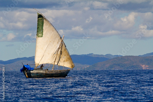 Malagasy traditional boat, Nosy Be island, Madagascar © dr322