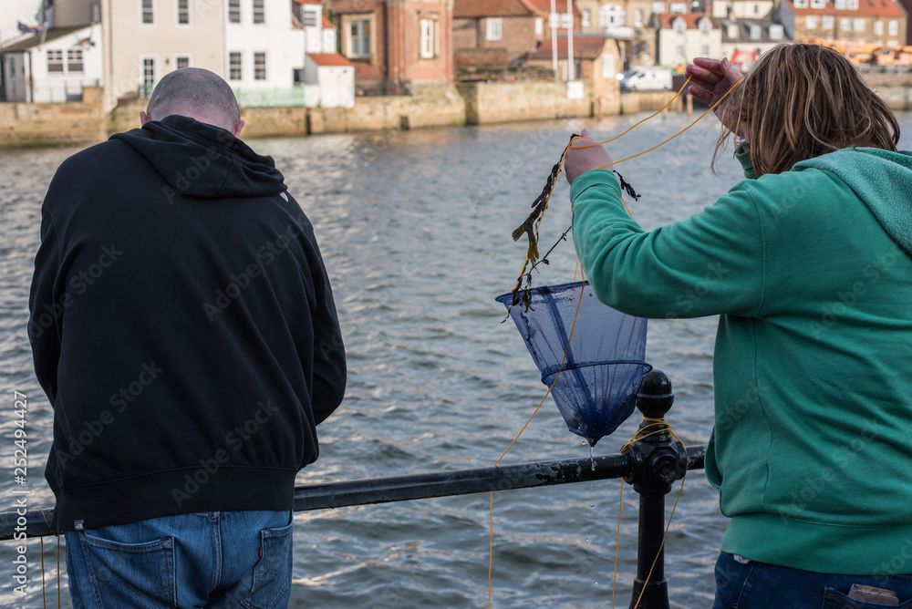 Crabbing basket, Whitby, England