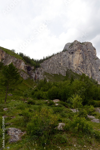 Mountain landscape by the river Chuya, Altai Republic, Siberia, Russia