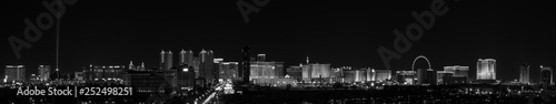 Vegas Skyline BW photo