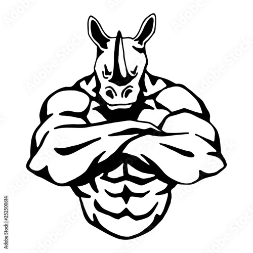Awesome Muscle Rhino