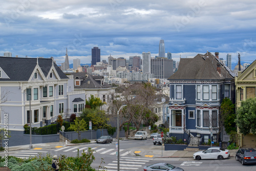 Wallpaper Mural Financial District Skyline from Alamo Square, San Francisco Torontodigital.ca