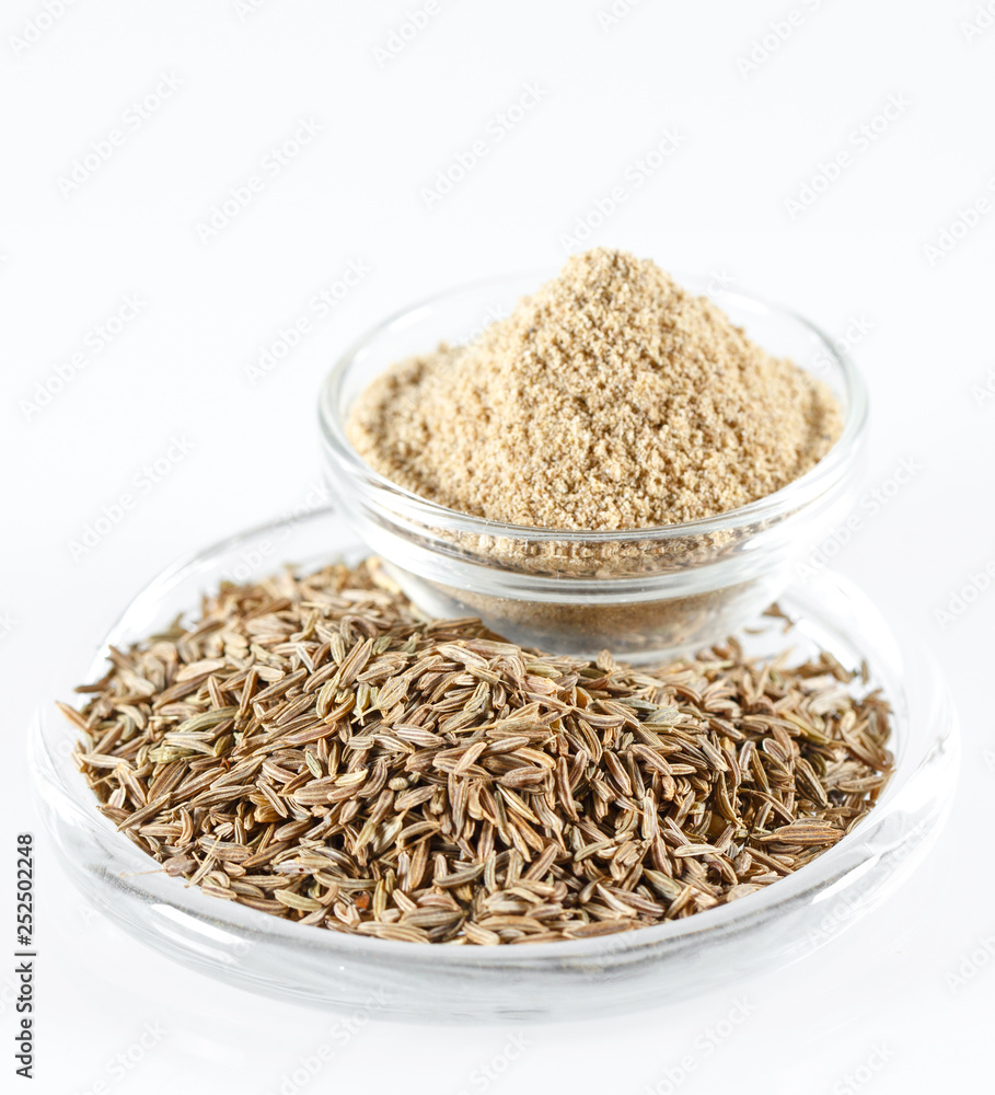 Cumin Isolated in white. Cumin Isolated in white.