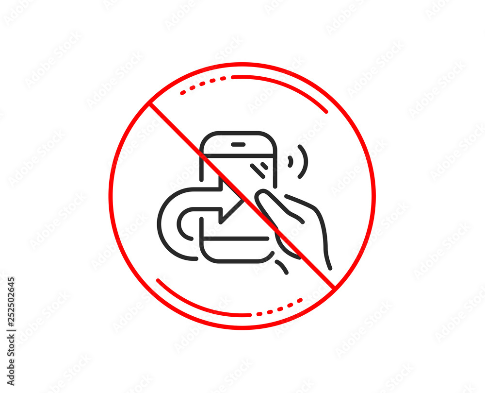 No or stop sign. Call center service line icon. Share phone call sign. Feedback symbol. Caution prohibited ban stop symbol. No icon design. Vector No or stop sign. Call center service line icon. Share phone call sign. Feedback symbol. Caution prohibited ban stop symbol. No icon design. Vector
