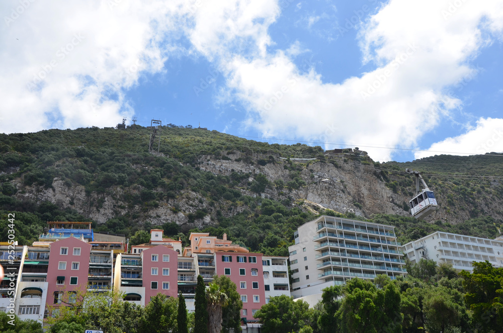Obraz premium Gibraltar Cable Car