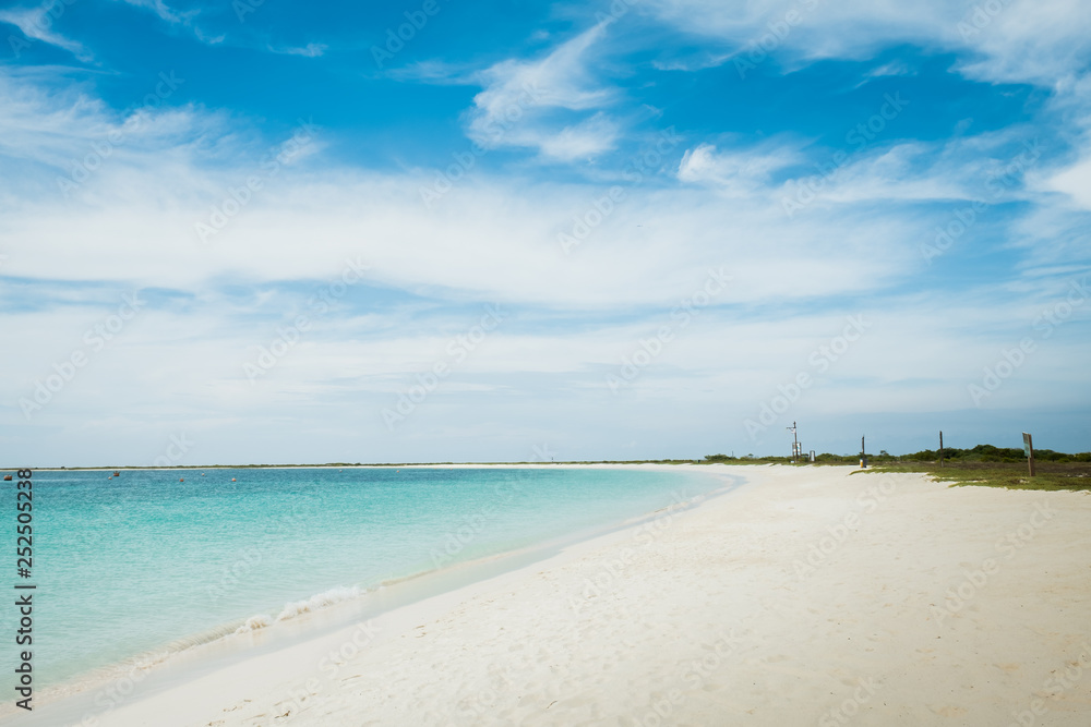 Paradise beach with turquoise blue water Paradise beach with turquoise blue water