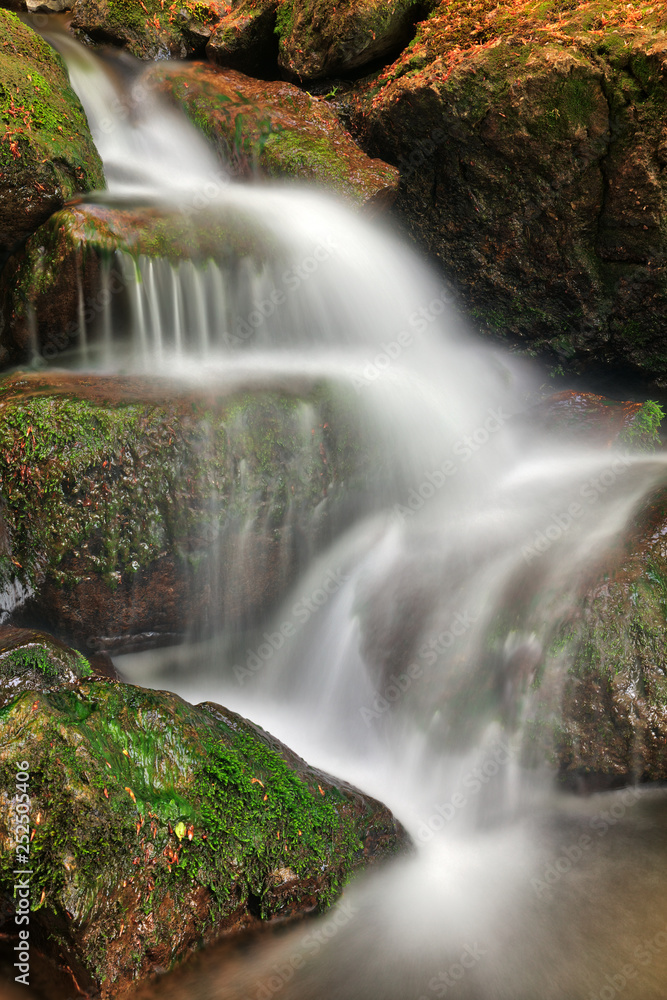 Long exposure waterfall near Abergavenny, Wales (UK).