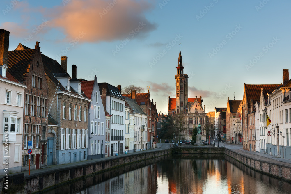 Fototapeta premium Bruges cityscape, Belgium