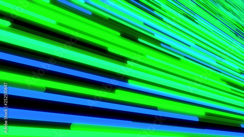 Abstract background of glowing neon lines.