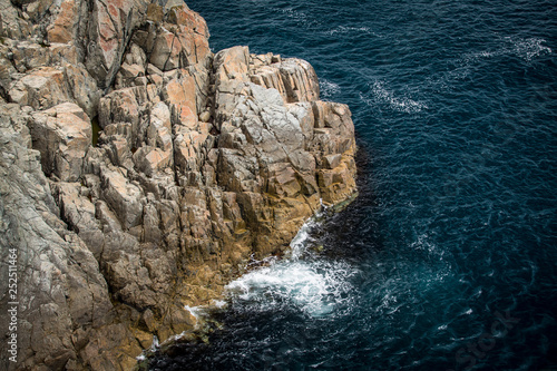 Rocky coast of the Sea of Japan