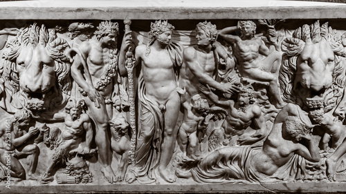 Ancient Greek bas-reliefs