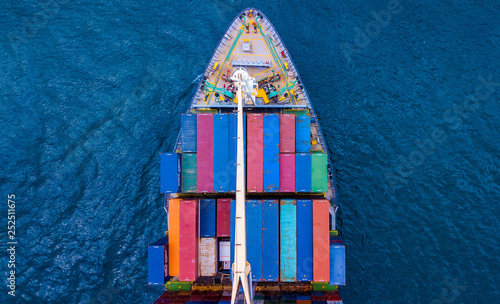 Container Ship Vessel Bow