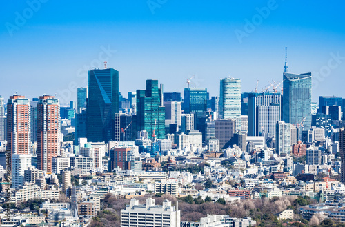 東京 港区周辺の高層ビル群