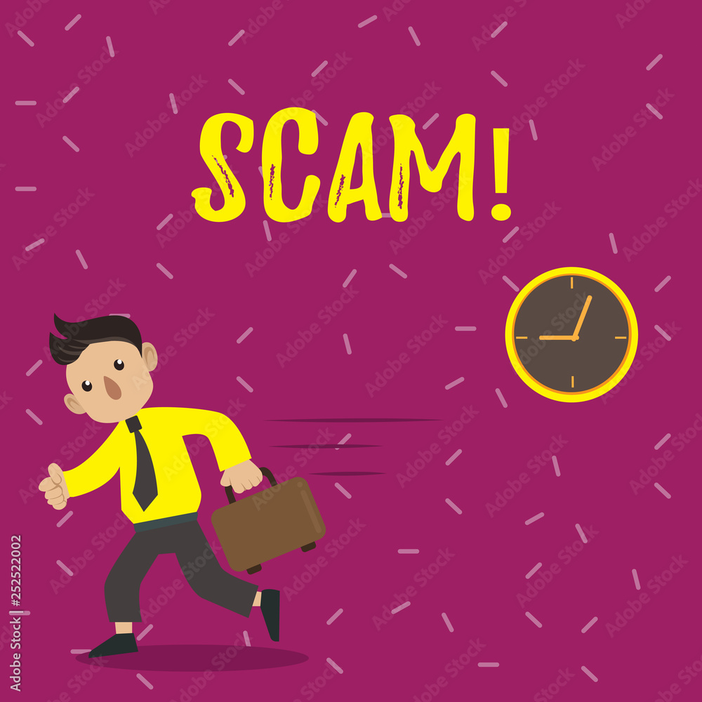 Handwriting text Scam. Concept meaning Dishonest Act Fraud Trick People for making money Handwriting text Scam. Concept meaning Dishonest Act Fraud Trick People for making money