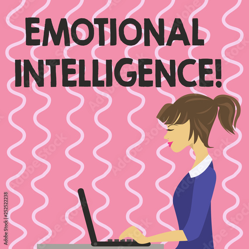 Text sign showing Emotional Intelligence. Conceptual photo Capacity to control and be aware of demonstratingal emotions