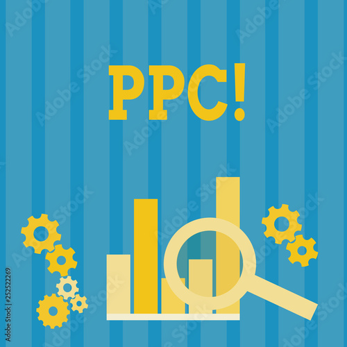 Handwriting text Ppc. Concept meaning Pay Per Click Advertising Strategies Direct Traffic to Websites