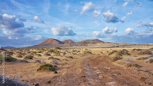 Canary Islands, Scenic La Graciosa Island shores and landscapes